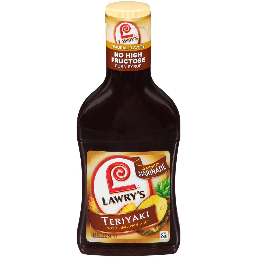 Lawry's Teriyaki With Pineapple Juice Marinade, 12 fl oz