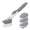 As shown, variant on JLFNYA Scrub Brush for Dishes,Dish Washing Brush with Handle&Soap Dispenser,Scrub Brush for Pans,Pots,Kitchen Sink Cleaning