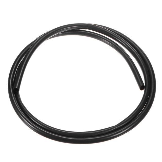 1 Paquete de Tubo de Silicona de 2 Metros, 10x13mm (IDxOD) Tubo de Goma de Silicona Manguera Flexible Negra