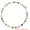 White Gold Color Necklace, variant on Temperament Entry Lux Diamond Square Bracelet And Necklace Set