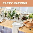 thumbnail image 4 of 80 Pcs Western Restaurant Napkins The Wedding Dinner Decor Party Multicolor Paper White Virgin Wood Pulp Banquet, 4 of 6
