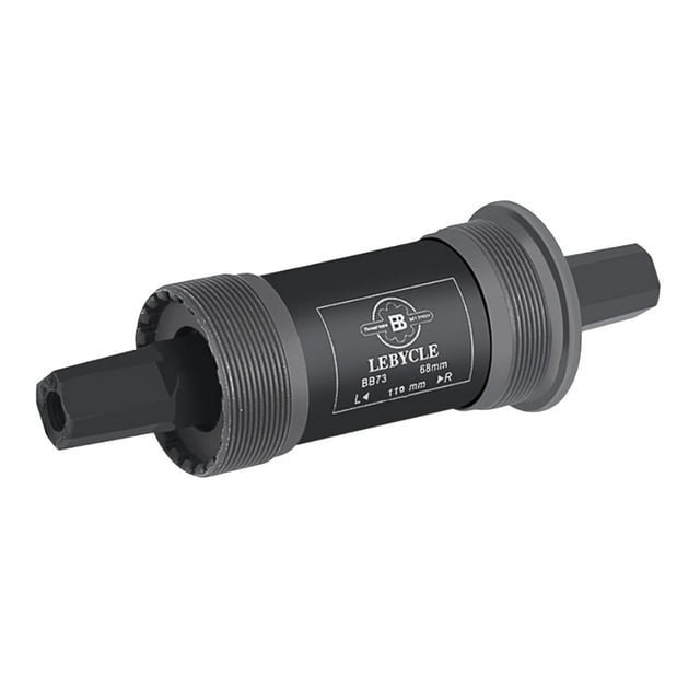 Axe de Trou de Manivellement à Haute Résistance pour Broche Conique Carrée, Manivelle BB, Manivellement avec Fils - 110,5 mm