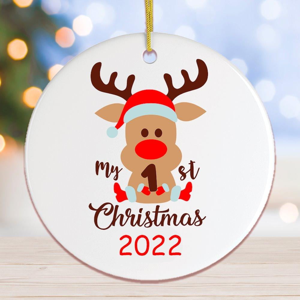 My First Christmas 2021 Baby Deer Ornament