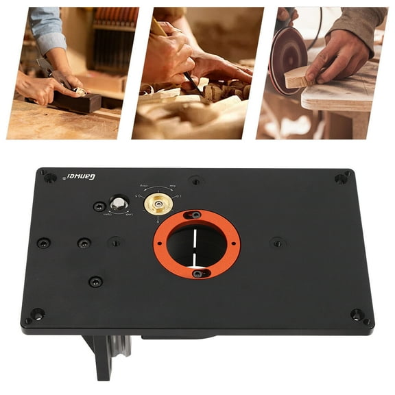 Miumaeov Router Lift System Kit For Trimmer Router Rectangle Table Lift Bench Base 0-57mm