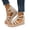 Beige, variant on Mostsola Gladiator Chunky Sandals for Women 2025 Fashion Open Toe Wedges Back Zipper Dress Shoes