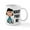 White, variant on CafePress - Peanuts: Lucy St.Patrick's Day - 11 oz Ceramic Mug - Novelty Coffee Tea Cup