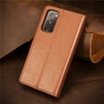 thumbnail image 2 of Mantto for Samsung A32 Wallet Case 5G with Card Holder Slots, Premium PU Leather Magnetic Flip Cover with Kickstand, Shockproof TPU Interior Case Compatible with Samsung Galaxy A32 5G, Brown, 2 of 9