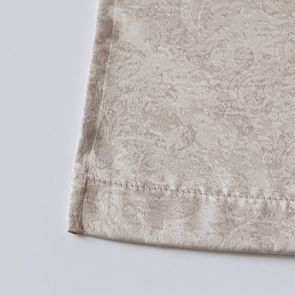 Warm Home Designs 1 Pair of 54 x 84 Beige Ivory Blackout Curtains with Embossed Textured Damask Pattern. EV Ivory 2x54x84