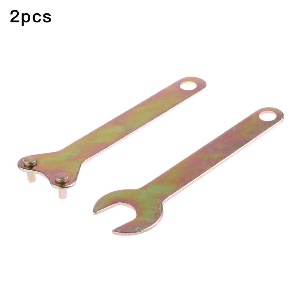 2pcs Angle Grinder Spanner Lock Nut Metal Wrench Grinder Head Adjusting Spanner Hand Tool