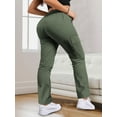 thumbnail image 2 of Women'S Cargo Pants - Non-Stretchy Work Pants with Zipper Pocket, Drawstring Waist, All-Season Trousers for Hiking, Running, 2 of 7
