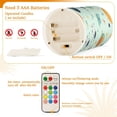 thumbnail image 5 of Yayeee Flameless Candles with Remote Flickering Battery Operated Multi Color Changing, Space Patterns, 5 of 7