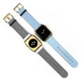 thumbnail image 3 of Light Blue Snakeskin Print Faux Leather Band For Apple Watch-Series 1-9/SE, 3 of 4