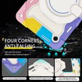 thumbnail image 2 of FJLBDE Case for Lenovo Tab One / K9 8.7 Inch 2025 with 360 Kickstand, Shoulder Strap Carrying Protective Cover, Multicolor Pink, 2 of 6