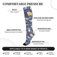 thumbnail image 3 of Lsque Cute Baby Animals Pattern Sport Compression Socks for Men & Women 15-20 mmHg Knee High Nurse Pregnant Running Medical and Travel Athletic, 3 of 6