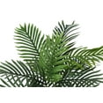 thumbnail image 5 of Indoor Plants Artificial Plant, 24" Tall, Palm, Indoor, Faux, Fake, Table, Floor, Greenery, Potted, Real Touch, Decorative, Green Leaves, Beige Woven Basket,Artificial Flowers, 5 of 5
