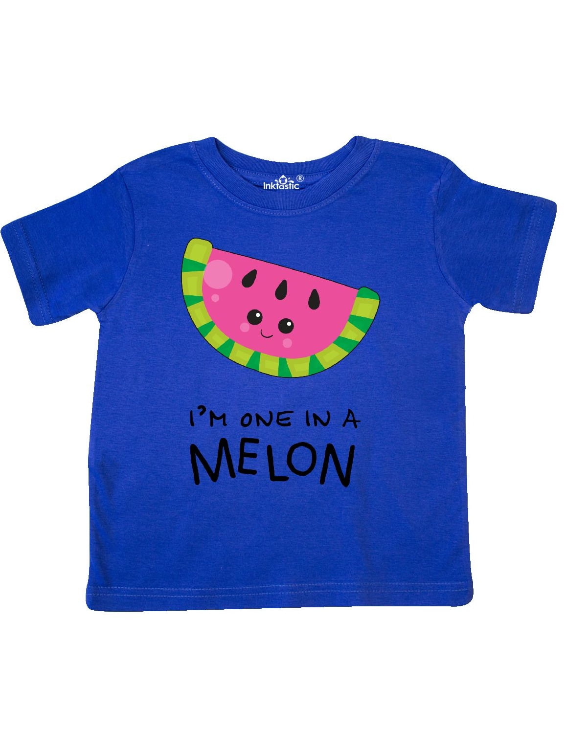 INKtastic I'm One in a Melon funny watermelon Toddler TShirt