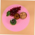 thumbnail image 2 of 1pc Silicone Bakeware Pizza Dough Cookie Dough Pie Crust Mat Non Stick Pastry Mat Non Skid Counter Mat Pink Cake Display Base Cupcake Decorating Supplies 12 Inch Cake Plate Macaron, 2 of 5