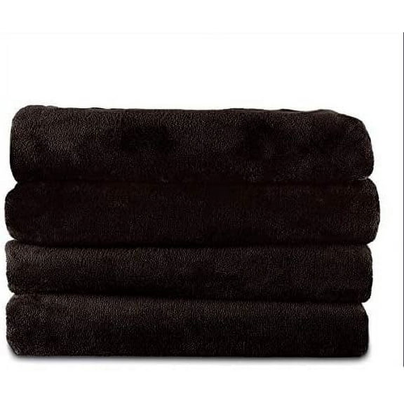 Heated Throw Blanket | Microplush, 3 Heat Settings,TSM8TS-R470-25B00 ,Walnut Brown