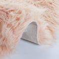 thumbnail image 5 of Safavieh Faux Sheep Skin Jadyn Animal Area Rug, Light Pink, 2' x 3', 5 of 12