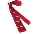 thumbnail image 1 of Men'S Skinny Tie Thin Slim Solid Formal Knitted Necktie, 1 of 9