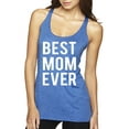 thumbnail image 1 of Wild Bobby, Best Mom Ever Mothers Day Gift, Mother's Day, Women Tri-Blend Racerback Tank Top, Vintage Royal, Large, 1 of 3