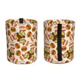 thumbnail image 2 of Honeii Burger Print Waterproof Car Trash Can,Waterproof Portable Collapsible Trash Can,Garbage Container fits Most Cars,SUVs,and Trucks, 2 of 7