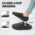 thumbnail image 4 of Women's and men's slippers, plush slippers, warm and anti-slip home slippers and socks, 4 of 6
