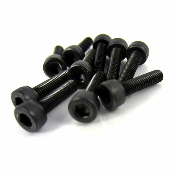 M6 x 30mm Socket Head Cap Screws 12.9 Alloy Steel Black Oxide 1.0