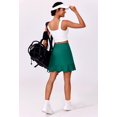 thumbnail image 5 of Pinspark 18" Golf Skirts for Women with 6 Pockets UPF50+ Athletic Tennis Skort High Waisted Stretchy Casual Ruffle Summer Skirt, 5 of 6