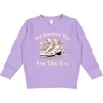 thumbnail image 2 of Inktastic Ice Skating Girls Figure Skater Id Rather Be on the Ice Toddler Sweatshirt, 2 of 4
