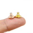 thumbnail image 5 of 4Pcs Comfortable Earring Stoppers Secure Plugging Blocked Ear Backings Jewelry Replacement Locking Earnail Plugs rose gold, 5 of 5