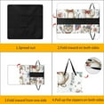 thumbnail image 3 of Patriotic Kittens Floral Pattern Repeat Outdoor Picnic Blanket, Foldable Waterproof Beach Mat, Portable Beach Blanket for Beach Camping, Hiking, Family Concerts, 3 of 7
