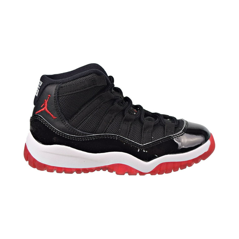 Air Jordan 11 Retro Bred (PS) Little Kids' Shoes Black-True Red-White  378039-061 