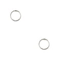 thumbnail image 2 of Cateissary 50 piezas de anillos de encuadernación de Metal, álbumes circulares DIY, aros de libro de hojas sueltas, anillo de álbum de recortes Plata interior 20mm 2piezas, 2 of 6