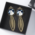 thumbnail image 3 of Starry sky polar bear Vintage Copper-Colored Lace Bookmarks - Stainless Steel Material - Ideal Gifts for Readers and Book Lovers - Set of Two Bookmarks, 3 of 5