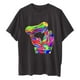 thumbnail image 4 of Blusa de manga corta de verano con estampado de mueca gótica vintage para mujer Pompotops hfajkhk138623, 4 of 9