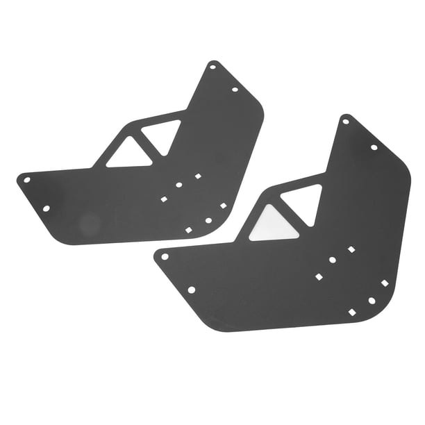 Juego de 2 soportes de montaje de bisagra para puerta de combustible, reemplazo de soporte de montaje de bisagra de acero inoxidable para Wrangler JK JL JT