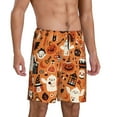 thumbnail image 2 of Rateoe Halloween 2 Print Men's Lounge Shorts – Soft & Breathable Pajama Bottoms with Pockets, Elastic Waistband, Lightweight Sleepwear for Nightwear & Loungewear-Large, 2 of 6