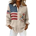 thumbnail image 2 of USA 250th Anniversary T Shirts for Celebrate 250th Anniversary of America Patriotic Veteran Tee America 250 Merchandise Short-Sleeved Top for Woman, 2 of 5