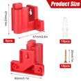 thumbnail image 4 of QIPUNEKY 6Pcs M12 Tool Holder Mount, Dirll Holder Wall Mount for Milwaukee M12 Drill, DIY M12 Tool Holder and Tool Storage, 4 of 6