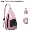 thumbnail image 2 of Colorful Axolotl Sling Backpack - Cute Mythical Creature Design Crossbody Bag, Fashionable Lightweight Daypack for Commuting & Shopping, 2 of 4