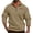 Camel, variant on Men's Stand Collar Half Zip Sweatshirt, Outdoor Casual Top, Spring Fall Fleece for Streetwear, Christmas, Hiking, Urban Exploration and Daily Comfort Wear,White,L