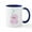 White/Navy Inside, variant on CafePress - Cute Pink Octopus Mug - 11 oz Ceramic Mug - Novelty Coffee Tea Cup
