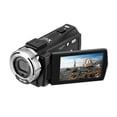 thumbnail image 1 of Camerina Camara de Video Digital, V12 Full HD 16X Cámara de Vídeo de Zoom con Pantalla LCD videocamara Giratoria Soporte de Camara de Video 30 Megapíxeles para Visión Nocturna Detección de Rostro, 1 of 5