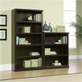 thumbnail image 4 of Pemberley Row Wood Black Bookcase Rectangular Adjustable Shelves 43.75" Unassembled, 4 of 5