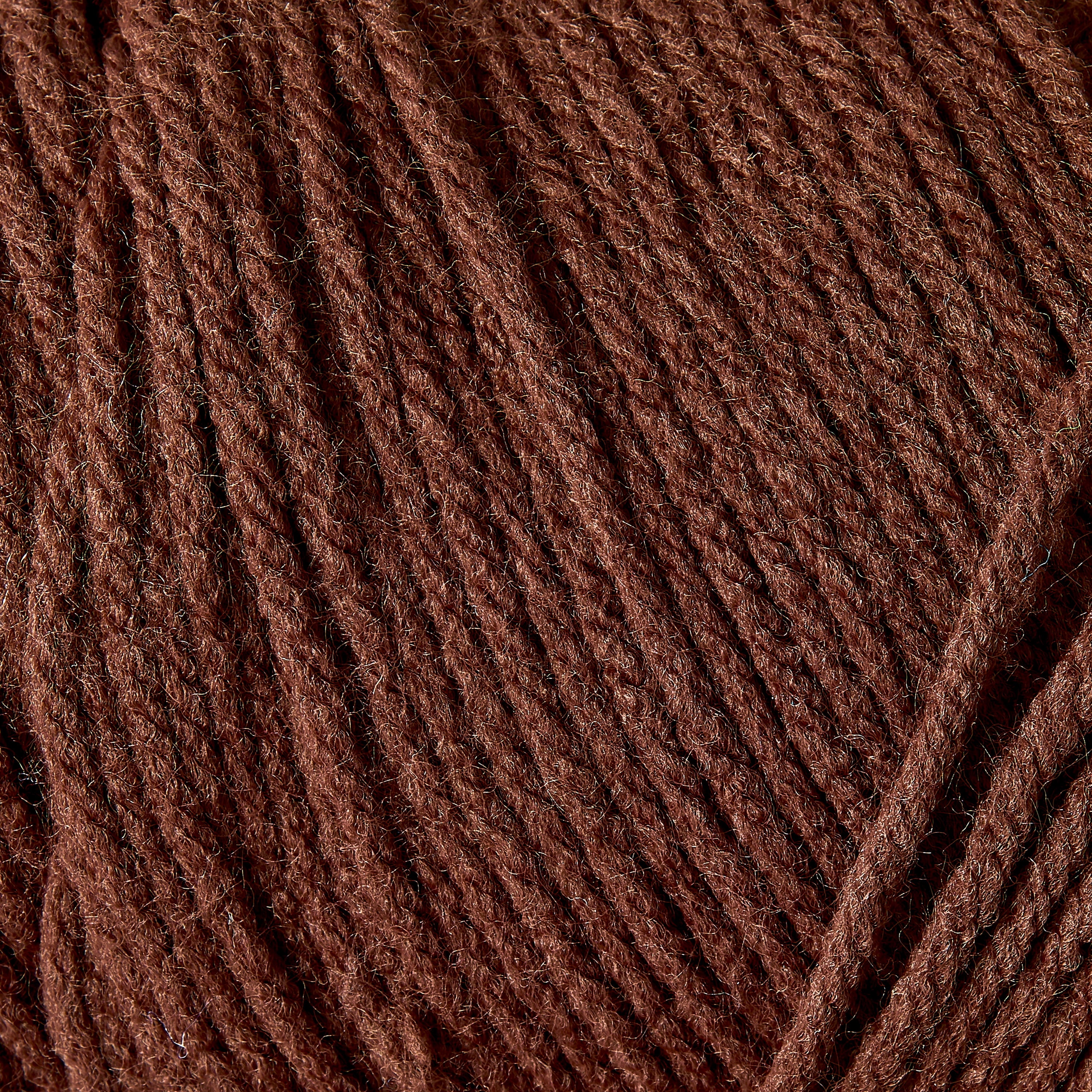 Mainstays Medium Acrylic Yarn, Warm Chocolate, 7 oz, 397 Yards