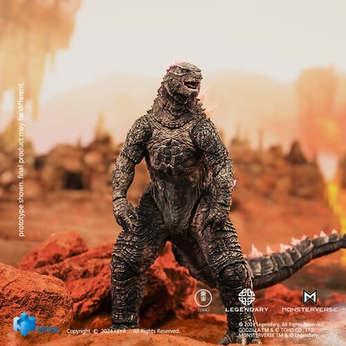 Hiya ToysGodzillaEvolved Ver.&コングソフビ＆おまけ Godzilla x Kong: The New Empire Godzilla Evolved PX Previews
