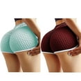 thumbnail image 1 of Mefallenssiah 2Pc Women Basic Slip Bike Shorts Compression Workout Leggings Yoga Shorts Pants, 1 of 8
