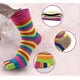 thumbnail image 5 of Women Toe Socks 5 Finger Cotton Wicking Athletic 6 Pack (random Color), 5 of 5