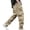 Khaki-R2, variant on Men's Military Cargo Pants Water-Resistant Elastic Waist Cargo Pants with Multi Pockets Quick Dry Pants Breathable Hiking Construction Ripstop Trousers,Gray L